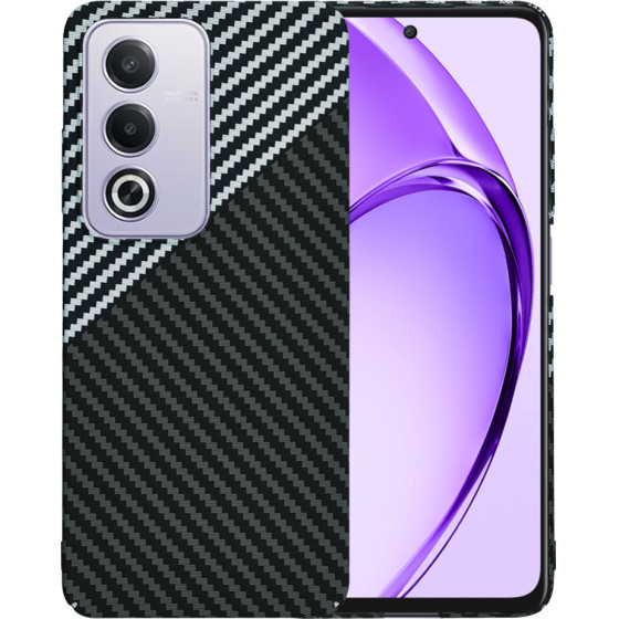 Techsuit - Carbonite FiberShell - Oppo A80 5G - Stealth Gray