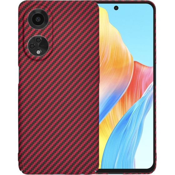 Techsuit - Carbonite FiberShell - Oppo A98 5G - Red