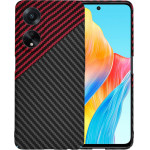 Techsuit - Carbonite FiberShell - Oppo A98 5G - Red Vortex