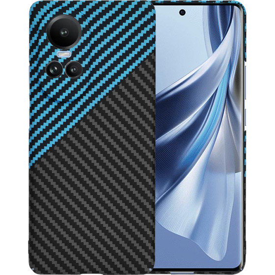 Techsuit - Carbonite FiberShell - Oppo Reno10 / Reno10 Pro - Blue Pulse