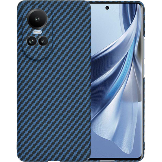 Techsuit - Carbonite FiberShell - Oppo Reno10 / Reno10 Pro - Cyan