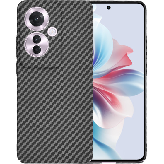 Techsuit - Carbonite FiberShell - Oppo Reno11 F - Black