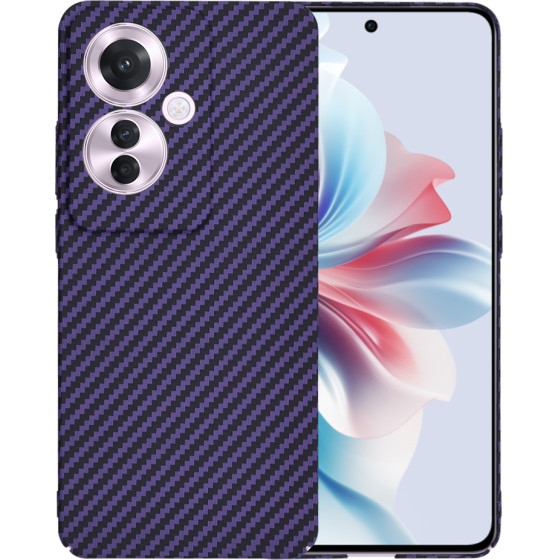 Techsuit - Carbonite FiberShell - Oppo Reno11 F - Purple