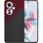 Techsuit - Carbonite FiberShell - Oppo Reno11 F - Red Vortex