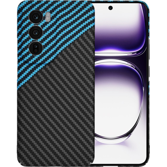 Techsuit - Carbonite FiberShell - Oppo Reno12 - Blue Pulse
