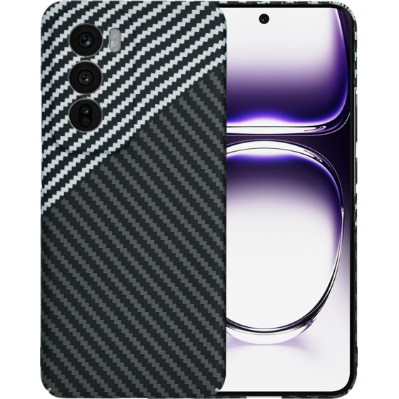 Techsuit - Carbonite FiberShell - Oppo Reno12 - Stealth Gray
