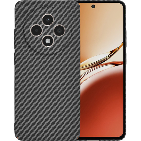 Techsuit - Carbonite FiberShell - Oppo Reno12 F 4G / Reno12 F 5G / Reno12 FS 4G / Reno12 FS 5G - Black