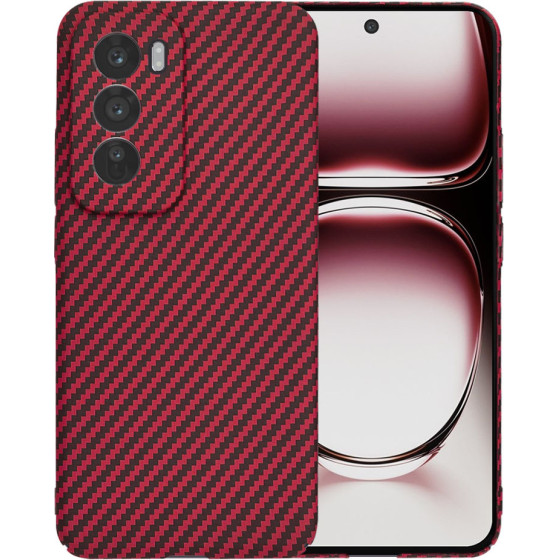 Techsuit - Carbonite FiberShell - Oppo Reno12 Pro - Red