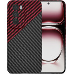 Techsuit - Carbonite FiberShell - Oppo Reno12 Pro - Red Vortex