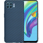 Techsuit - Carbonite FiberShell - Oppo Reno4 Lite - Cyan