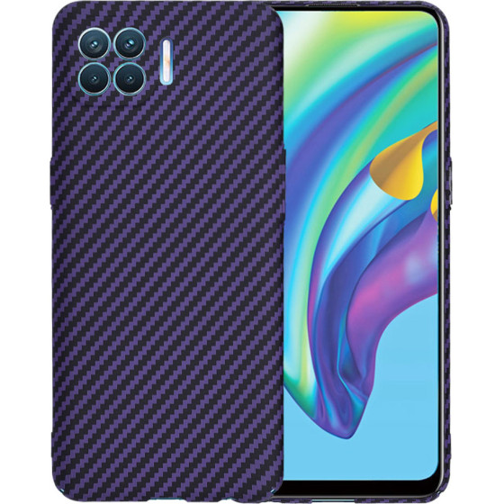 Techsuit - Carbonite FiberShell - Oppo Reno4 Lite - Purple