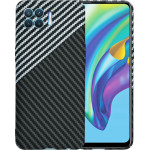 Techsuit - Carbonite FiberShell - Oppo Reno4 Lite - Stealth Gray