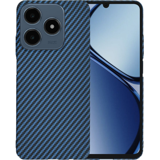 Techsuit - Carbonite FiberShell - Realme C61 / Realme C63 - Cyan