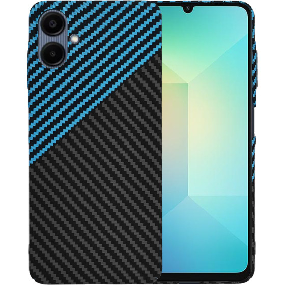 Techsuit - Carbonite FiberShell - Samsung Galaxy A06 - Blue Pulse