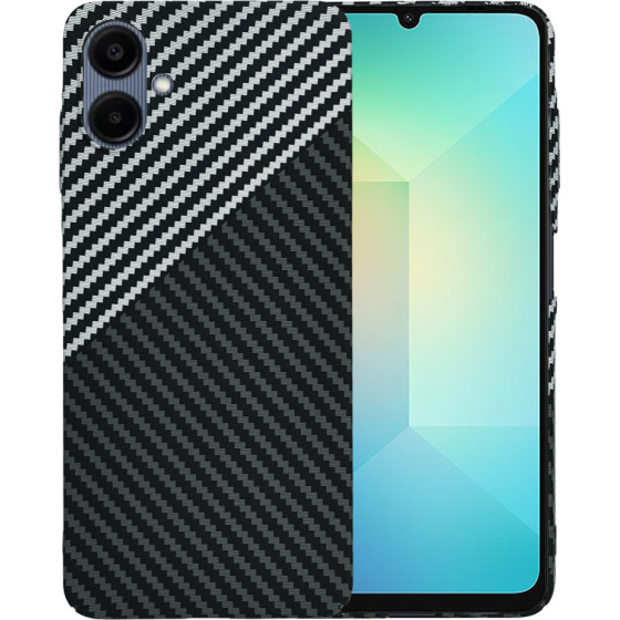 Techsuit - Carbonite FiberShell - Samsung Galaxy A06 - Stealth Gray