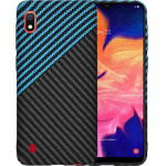 Techsuit - Carbonite FiberShell - Samsung Galaxy A10 - Blue Pulse