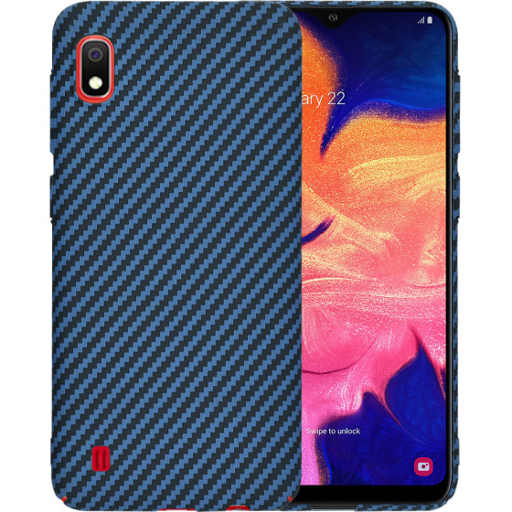 Techsuit - Carbonite FiberShell - Samsung Galaxy A10 - Cyan