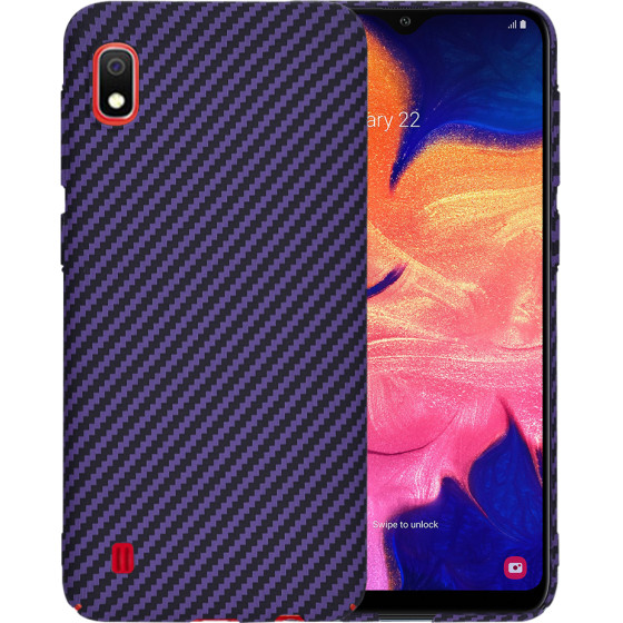 Techsuit - Carbonite FiberShell - Samsung Galaxy A10 - Purple