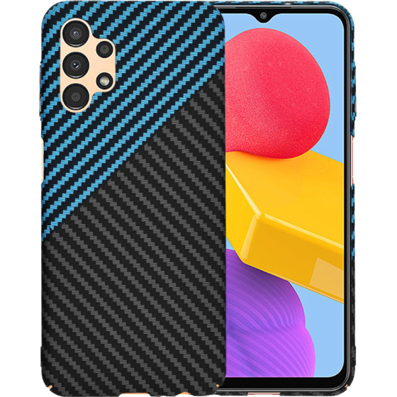 Techsuit - Carbonite FiberShell - Samsung Galaxy A13 4G - Blue Pulse