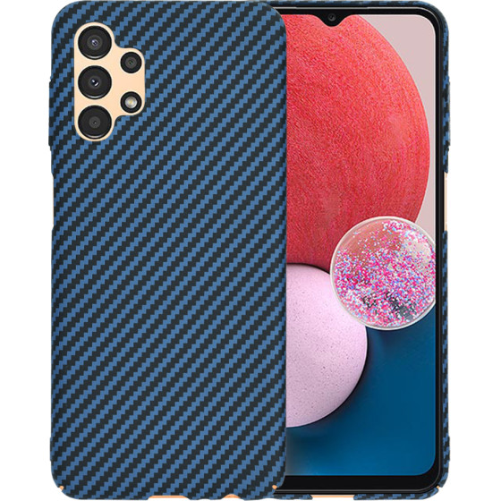 Techsuit - Carbonite FiberShell - Samsung Galaxy A13 4G - Cyan
