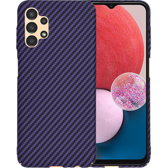 Techsuit - Carbonite FiberShell - Samsung Galaxy A13 4G - Purple