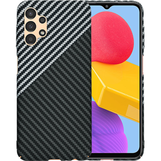 Techsuit - Carbonite FiberShell - Samsung Galaxy A13 4G - Stealth Gray