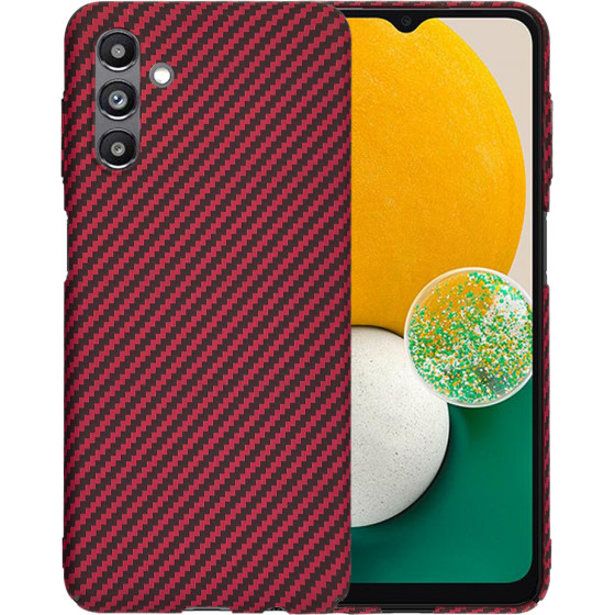 Techsuit - Carbonite FiberShell - Samsung Galaxy A13 5G / A04s - Red