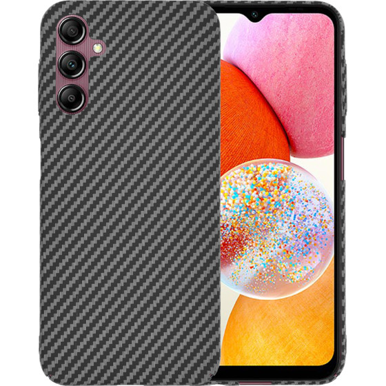 Techsuit - Carbonite FiberShell - Samsung Galaxy A14 4G / A14 5G - Black