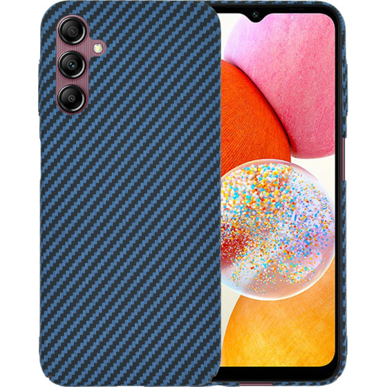 Techsuit - Carbonite FiberShell - Samsung Galaxy A14 4G / A14 5G - Cyan