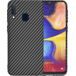 Techsuit - Carbonite FiberShell - Samsung Galaxy A20e - Black