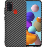 Techsuit - Carbonite FiberShell - Samsung Galaxy A21s - Black