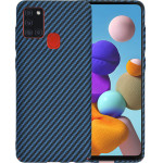 Techsuit - Carbonite FiberShell - Samsung Galaxy A21s - Cyan