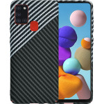 Techsuit - Carbonite FiberShell - Samsung Galaxy A21s - Stealth Gray