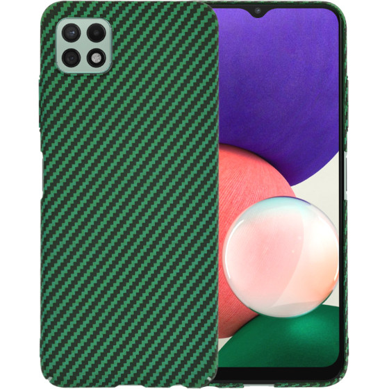 Techsuit - Carbonite FiberShell - Samsung Galaxy A22 5G - Green