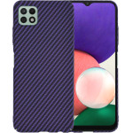 Techsuit - Carbonite FiberShell - Samsung Galaxy A22 5G - Purple
