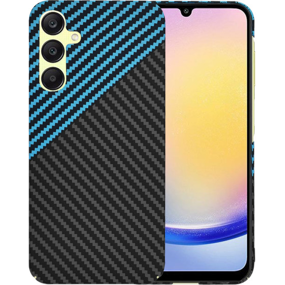 Techsuit - Carbonite FiberShell - Samsung Galaxy A25 5G - Blue Pulse