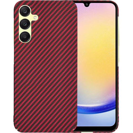 Techsuit - Carbonite FiberShell - Samsung Galaxy A25 5G - Red