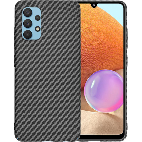 Techsuit - Carbonite FiberShell - Samsung Galaxy A32 4G - Black