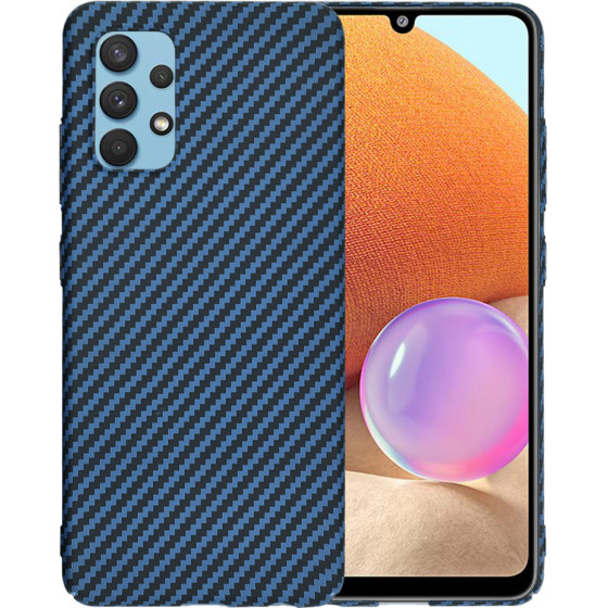 Techsuit - Carbonite FiberShell - Samsung Galaxy A32 4G - Cyan
