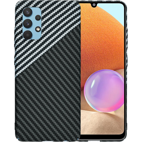 Techsuit - Carbonite FiberShell - Samsung Galaxy A32 4G - Stealth Gray