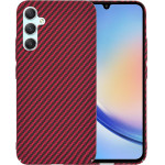 Techsuit - Carbonite FiberShell - Samsung Galaxy A34 5G - Red