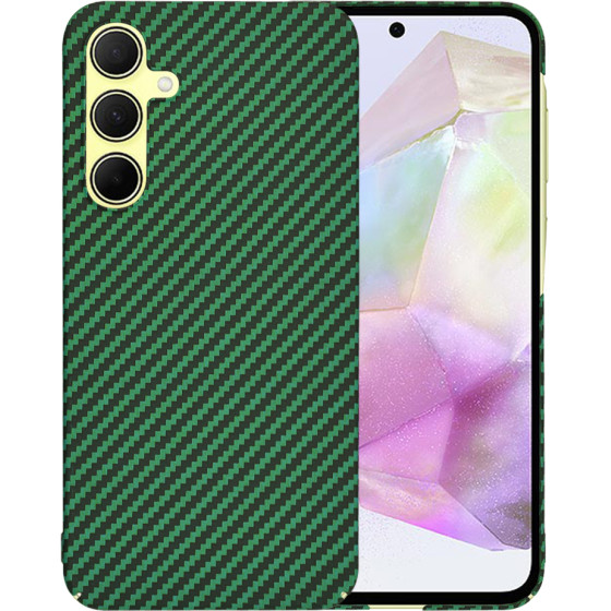 Techsuit - Carbonite FiberShell - Samsung Galaxy A35 5G - Green