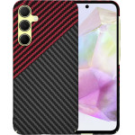 Techsuit - Carbonite FiberShell - Samsung Galaxy A35 5G - Red Vortex