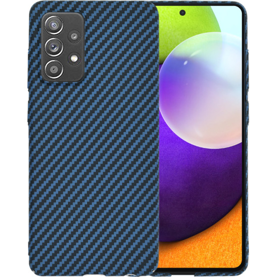 Techsuit - Carbonite FiberShell - Samsung Galaxy A52 4G / A52 5G / A52s 5G - Cyan