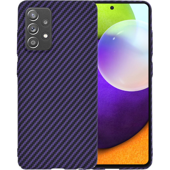 Techsuit - Carbonite FiberShell - Samsung Galaxy A52 4G / A52 5G / A52s 5G - Purple