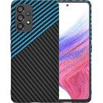 Techsuit - Carbonite FiberShell - Samsung Galaxy A53 5G - Blue Pulse