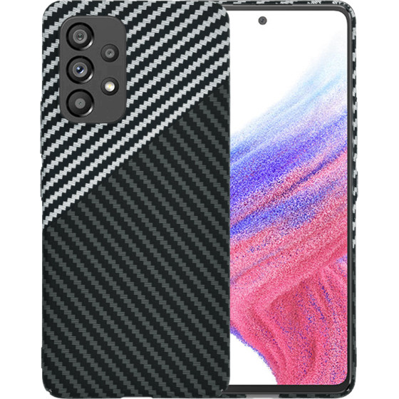 Techsuit - Carbonite FiberShell - Samsung Galaxy A53 5G - Stealth Gray