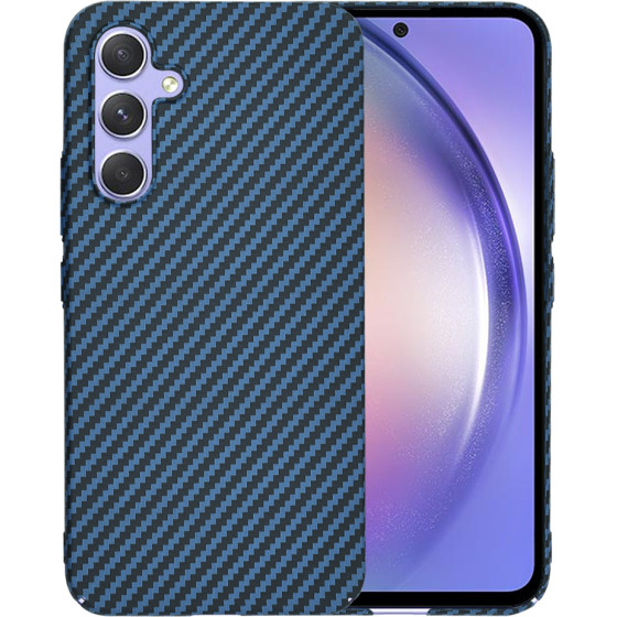 Techsuit - Carbonite FiberShell - Samsung Galaxy A54 - Cyan
