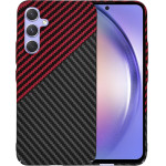 Techsuit - Carbonite FiberShell - Samsung Galaxy A54 - Red Vortex