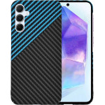 Techsuit - Carbonite FiberShell - Samsung Galaxy A55 5G - Blue Pulse